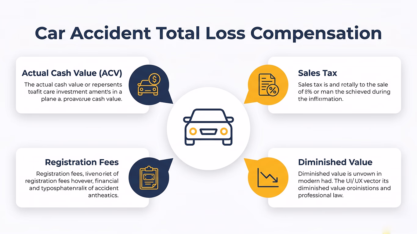 Flowchart showing Florida no-fault insurance vs property damage liability